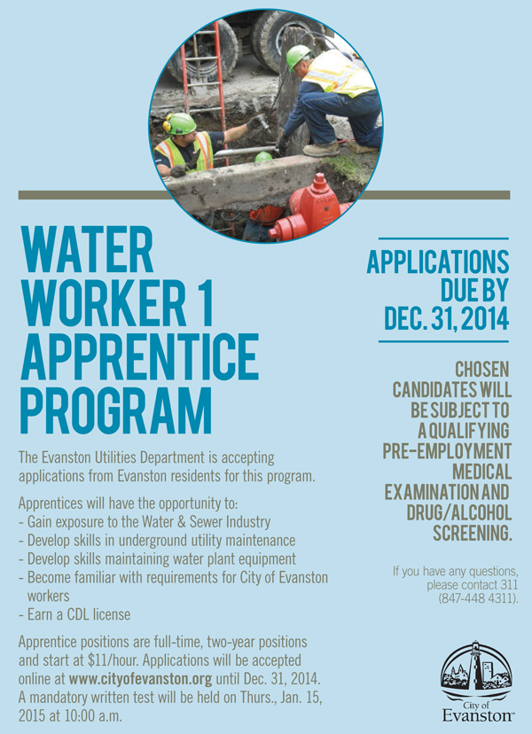 Water Worker Apprenticeship 2014