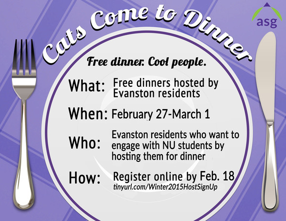 Cats Come to Dinner flyer
