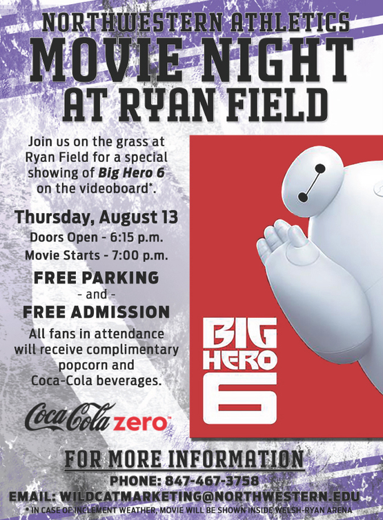 NU Movie Night Big Hero 6