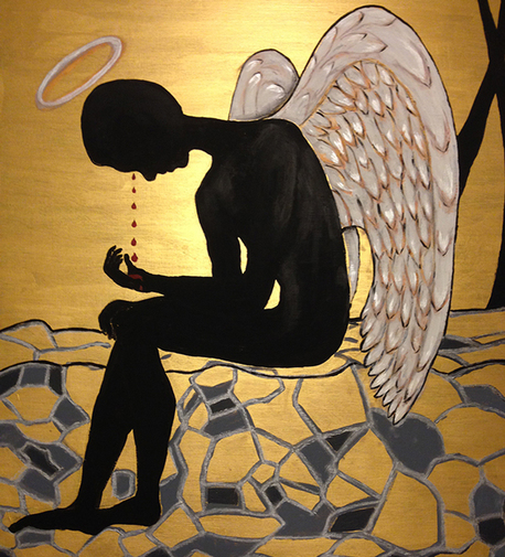 "Black Angel" by Fran Joy (cropped)