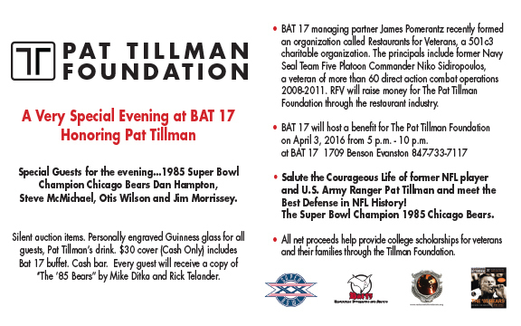 Pat Tillman flyer