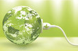 Green Earth with plug