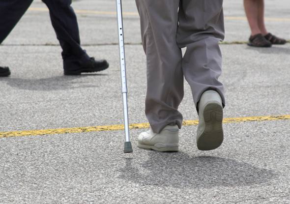 Senior walking