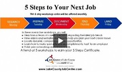 5 steps to your next job