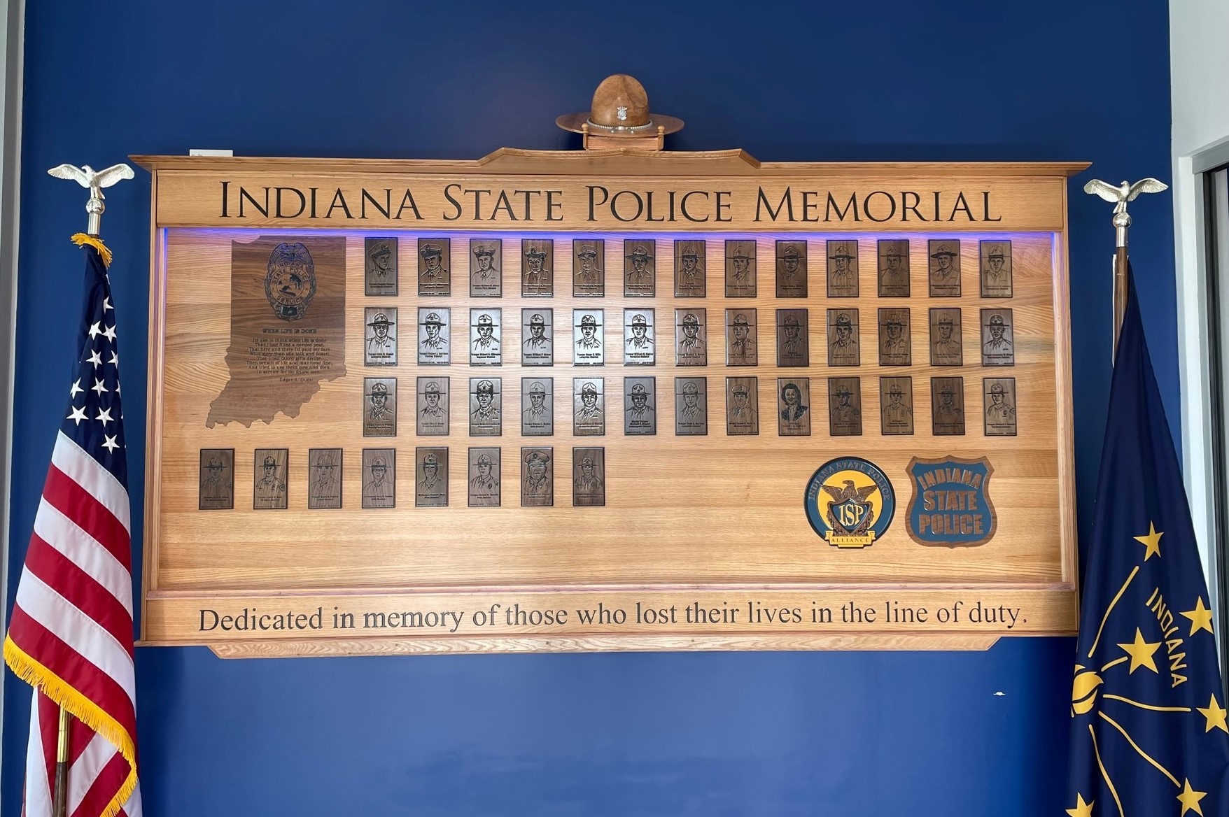 Indiana State Police Fort Wayne Post Holds Annual Memorial Service