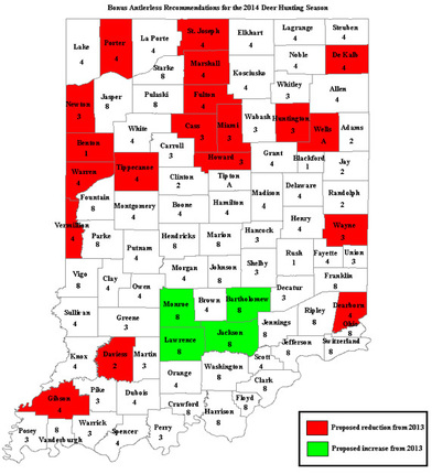 Indiana Dnr District Map Wild Bulletin - Outdoor News From Indiana Dnr