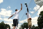 Celebrity volleyball pic