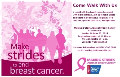 Making Strides Against Breast Cancer