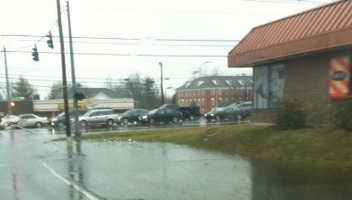 Aiken Road and US60 flooding