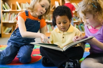 Children at the Library