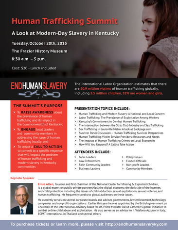 Human Trafficking Summit Flyer