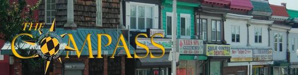 compass logo with Belair Rd Retail Background