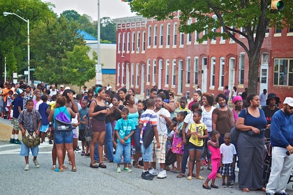 Baltimore kids prepare for the first day of school at the Mayor's Back to School Rally