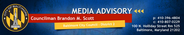Brandon Scott Media Advisory