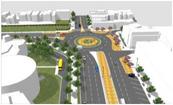 Rendering of the Proposed Light Street Roundabout