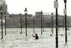 Flooding in Fells Point after Hurrican Isabel