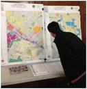 Image of Citizen Reviewing New Zoning Maps