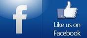 "Like us on Facebook" Logo