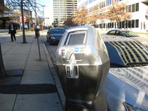 Credit Card Accepting Single Space Meters