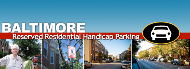 Reserved Residential Handicap Parking