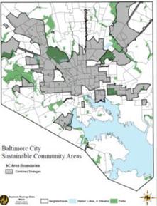 Sustainable Community Area Map