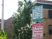 Area 16 Parking Permit Sign