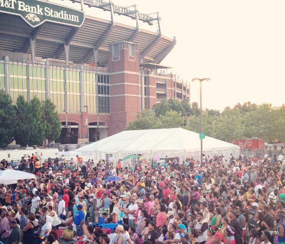 IMAGE: Crowds attend the African American Festival