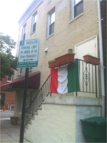 Little Italy Parking Sign