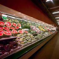 Stock Image of produce section in a grocery store