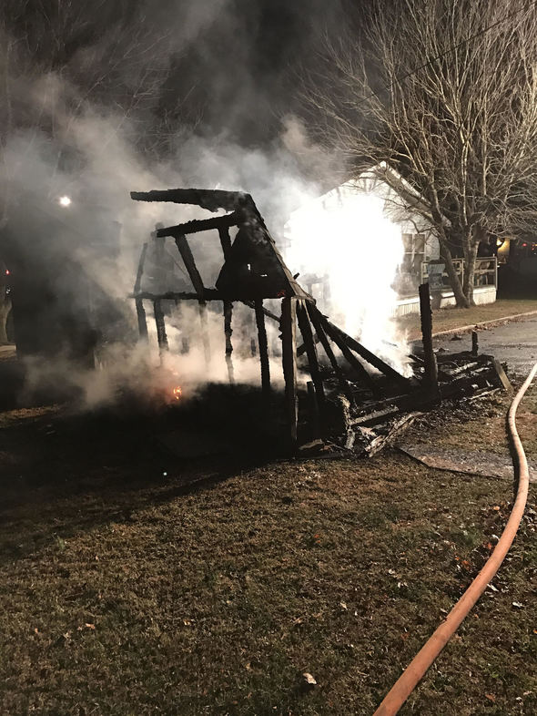 8 Homestead Drive - Shed - Courtesy of OSFM