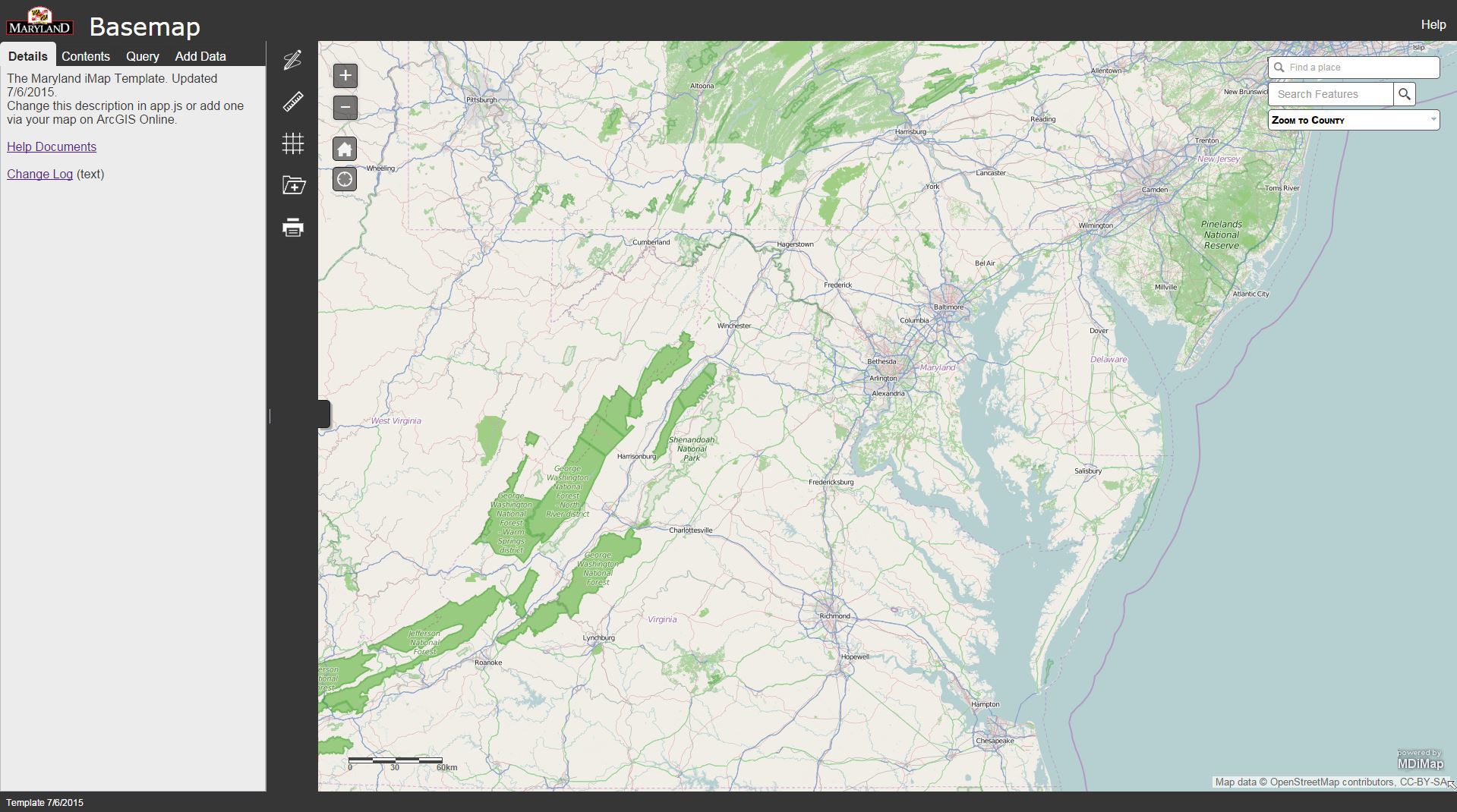 MD iMAP Template Update Screenshot MD iMAP Template Update Screenshot