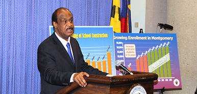 County Executive Ike Legget presents FY15 Recommended Capital Budget