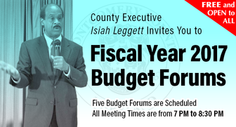 FY2017 Budget Forums