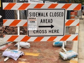 Closed Sidewalk