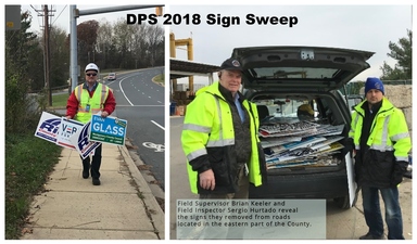2018 DPS Sign Sweep
