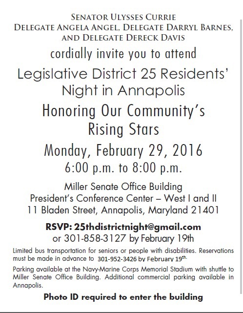 District 35 Night in Annapolis