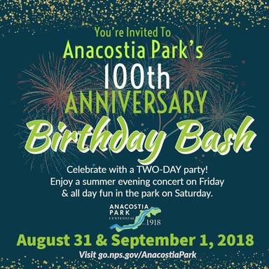 Anacostia Park 100 invitation a