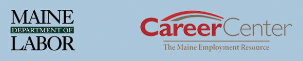 Maine Department of Labor and CareerCenter Logos
