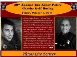 Police Charity Golf Outing flier