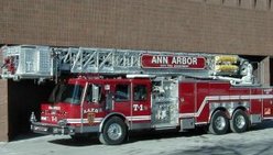 Ann Arbor fire engine image