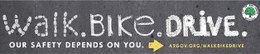 walk bike drive logo