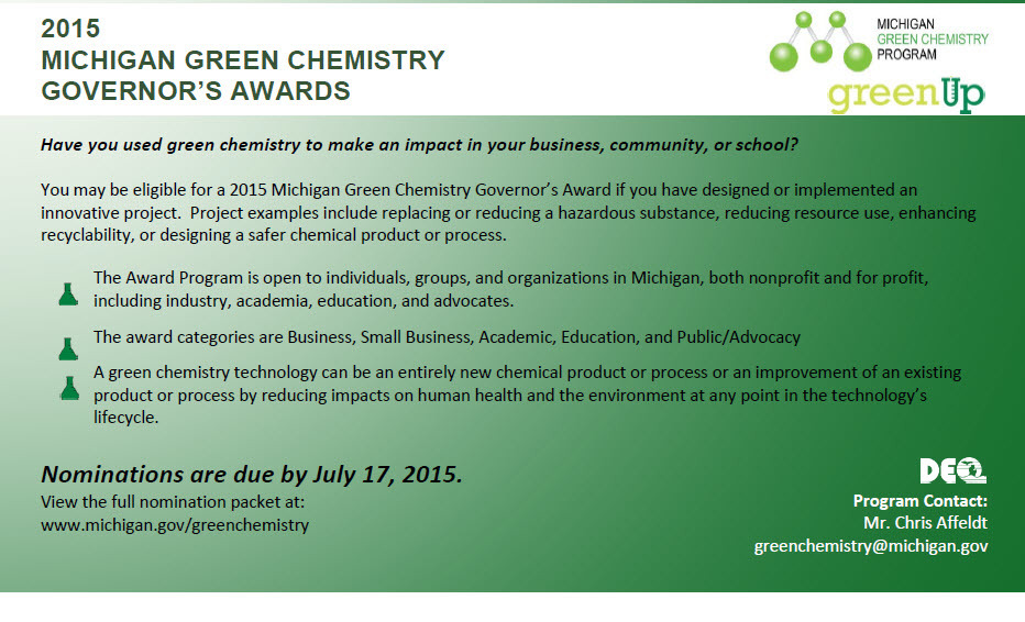 Green Chemistry Awards