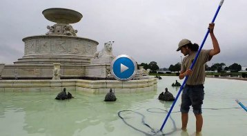 Belle Isle fountain video