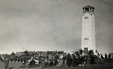 Livingstone Memorial Lighthouse on the day of its dedication ceremony, July 18, 1930
