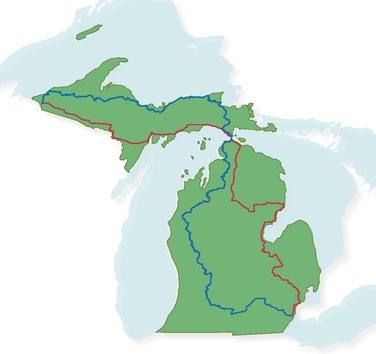 Michigan's Iron Belle Trail Route