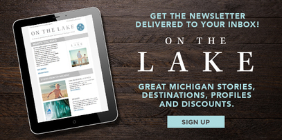 Promotional image showing Michigan's new online boating newsletter, On The Lake