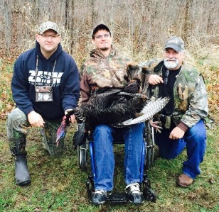 Joe Robison, Brenan Twiss & Bob Knoop with turkey