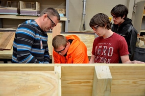 CTC instructor and students buildin