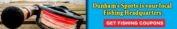 Dunham's fishing advertisement