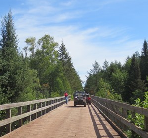 Bridge over the Middle Branch of the Ontonagon River.